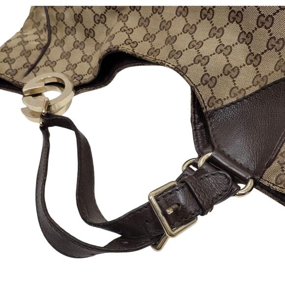 Gucci GG Jumbo Cavas Hobo EUC - Picture 4 of 8